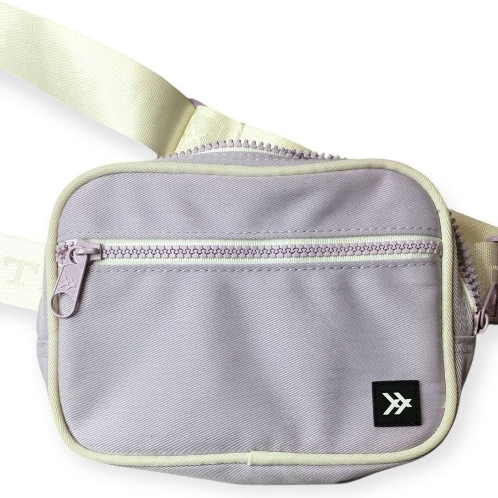 THREAD Women’s Lavender Floral Interior Multi-Pocket Crossbody WaistBag Adjustab